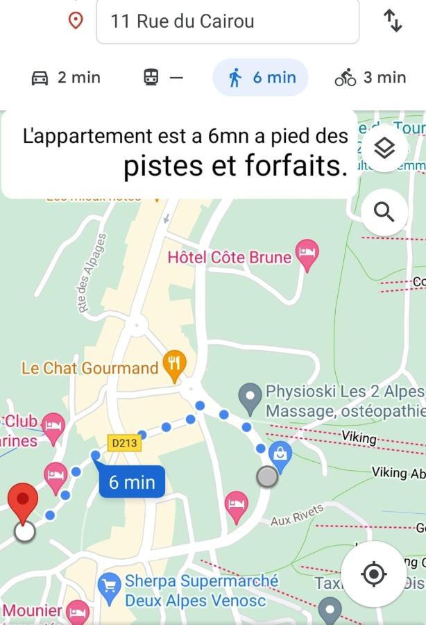 Centre 10Mn Pied Pistes Et Jandri 3S Vue Muzelle 8 Pers Wifi Les Deux Alpes Exterior foto